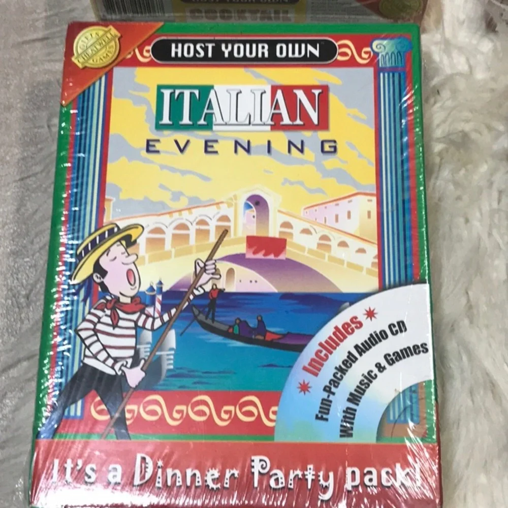 New factory sealed 4 games HOST YOUR OWN PARTIES Themes Murder Mystery
